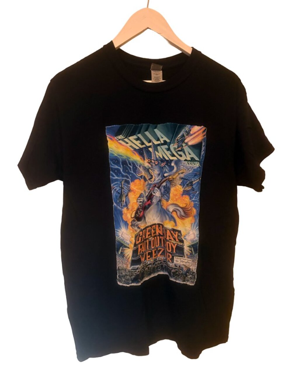 2021 Green Day Fall Out Boy Weezer Tour Band Tee Shirt Rock Music L